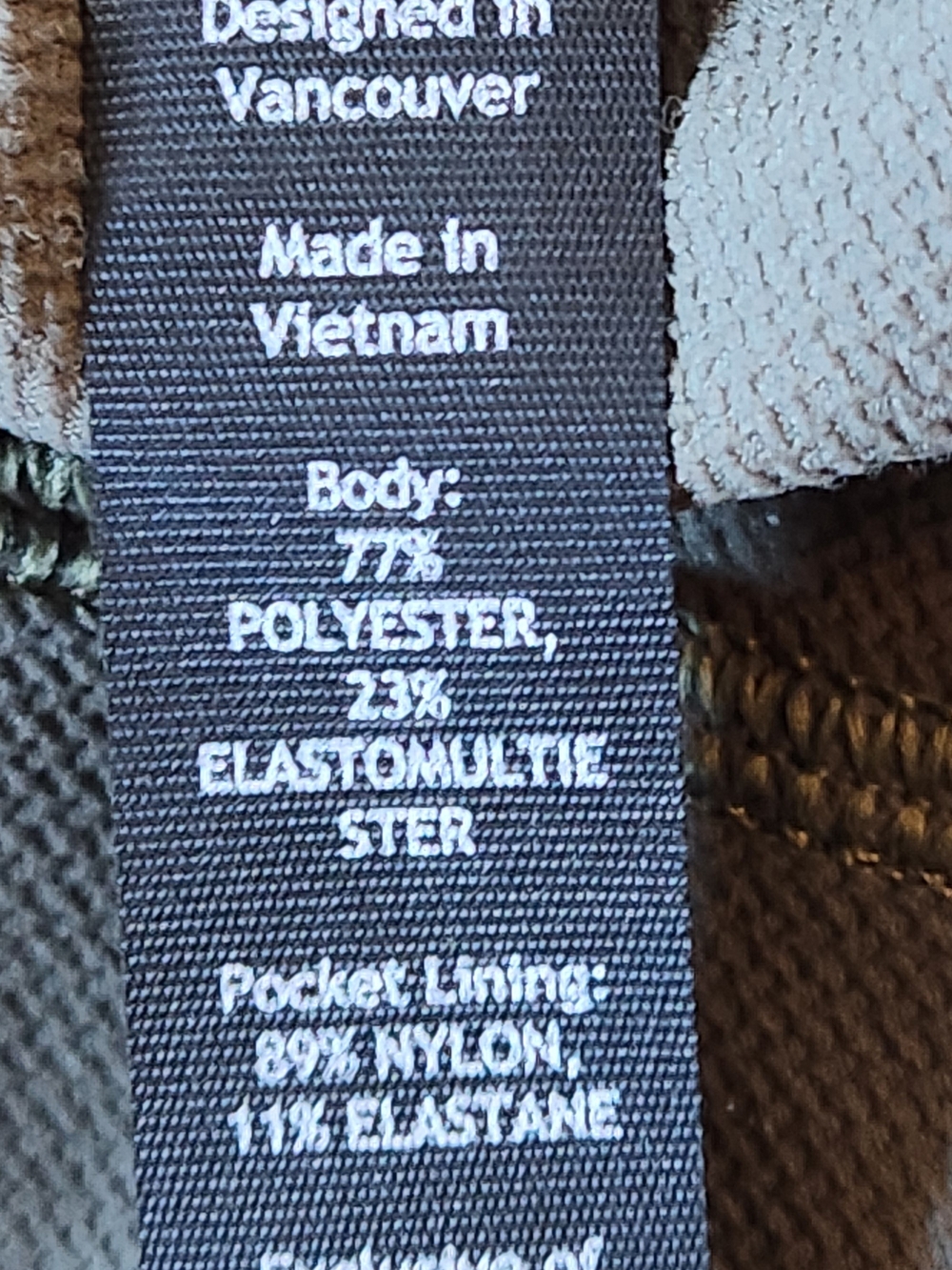 lululemon athletica Olive Green Cargo Joggers Size 36 - Picture 11 of 16